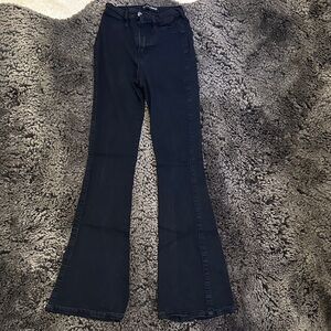 Classic Black Flared Women Jeans